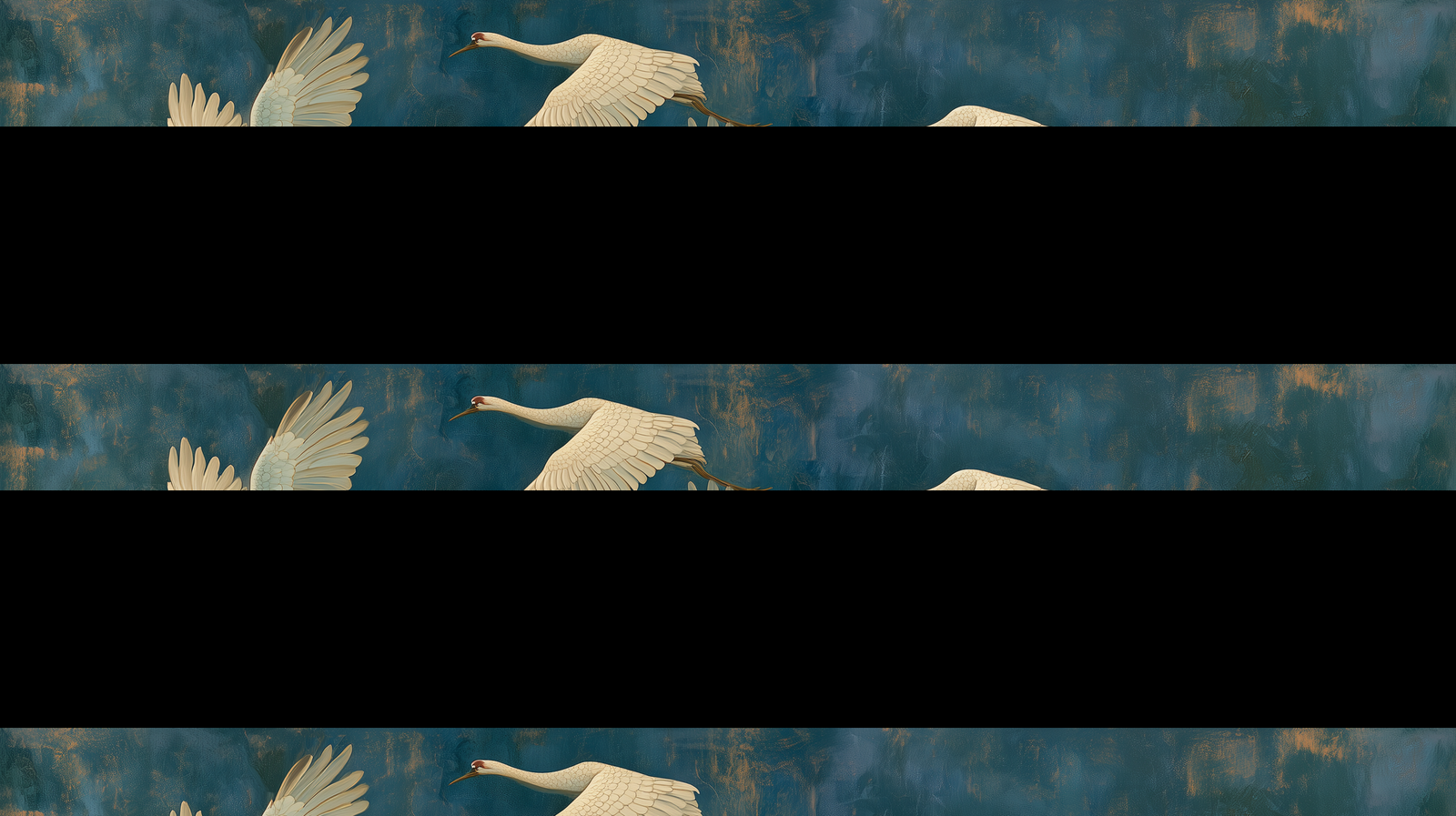 Anima - Indigo Cranes wallpaper