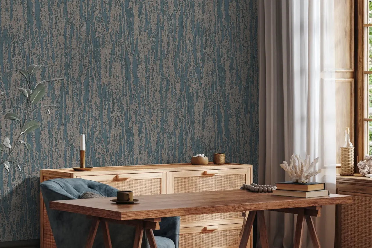 Vera Bloom Ash Grey Textured Weave Wallpaper wallpaper