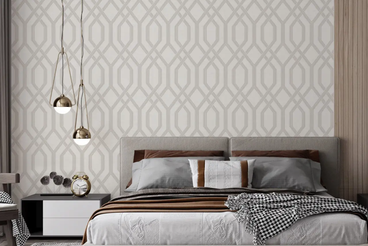 Vera Bloom Desert Geometric Pattern Wallpaper wallpaper
