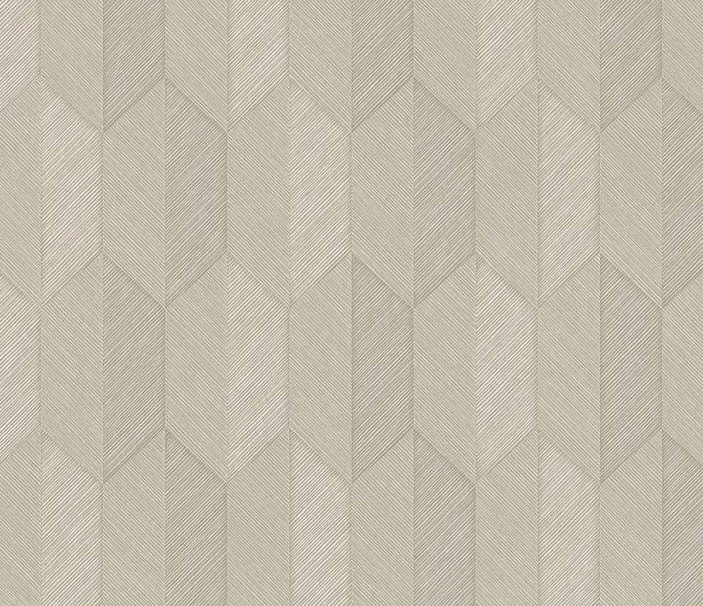 Vera Bloom Mushroom Textured Weave Wallpaper wallpaper