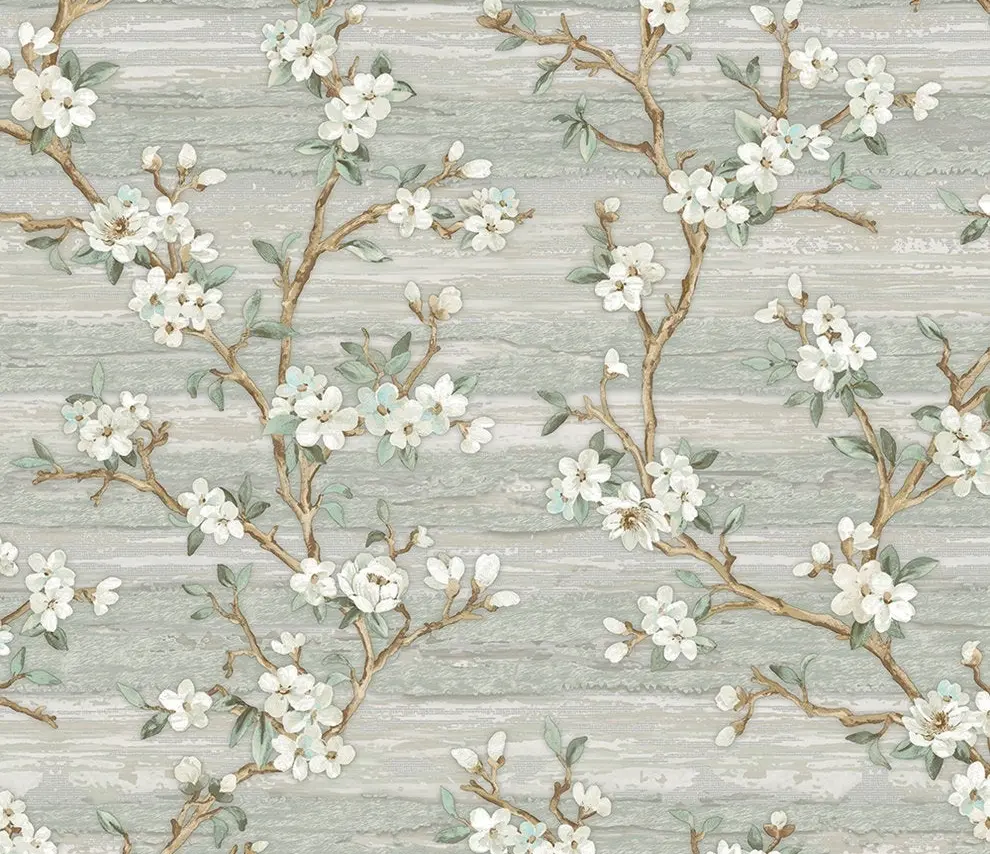 Vera Bloom Pebble Floral Wallpaper wallpaper