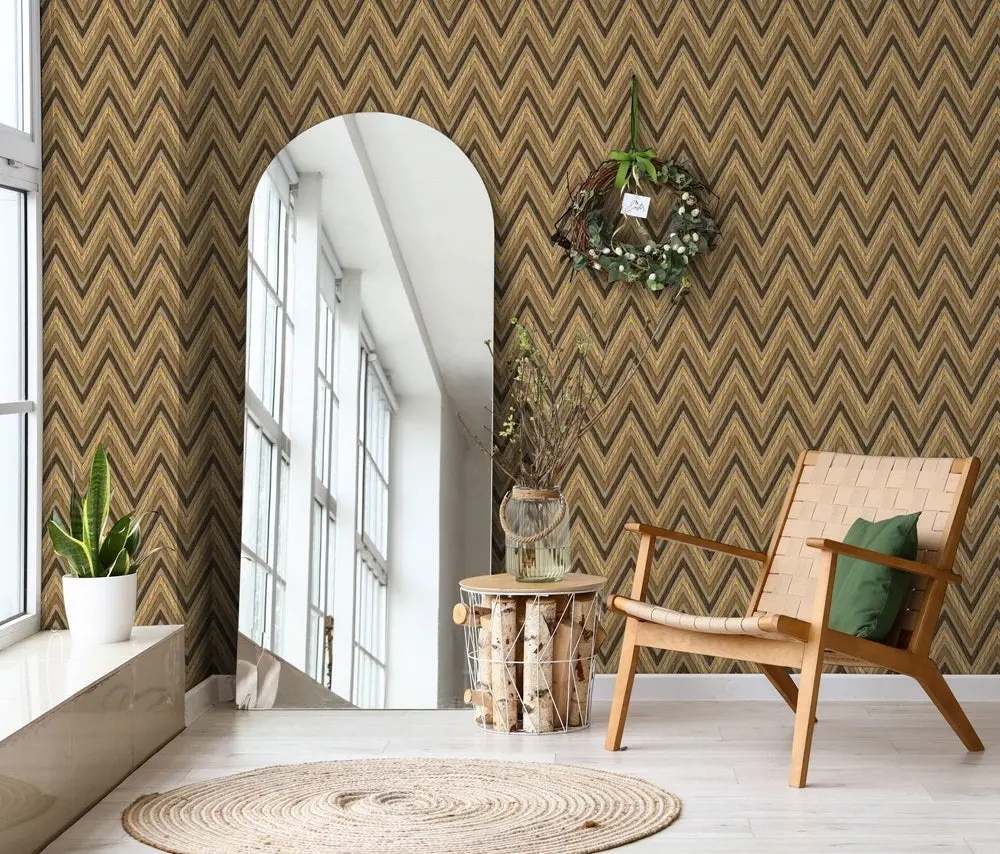 Vera Bloom Mushroom Geometric Pattern Wallpaper II wallpaper