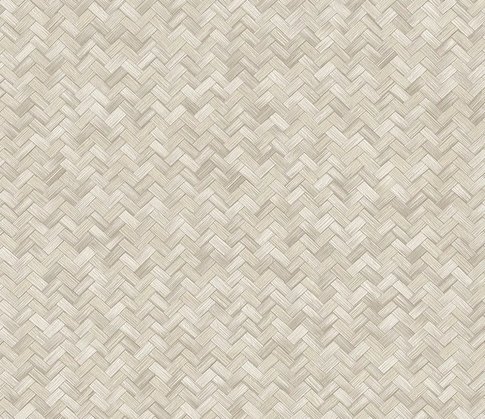 Vera Bloom Stone Grey Textured Weave Wallpaper II wallpaper