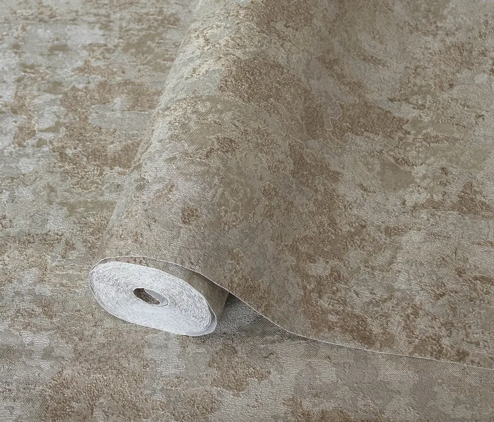 Vera Bloom Taupe Textured Weave Wallpaper II wallpaper