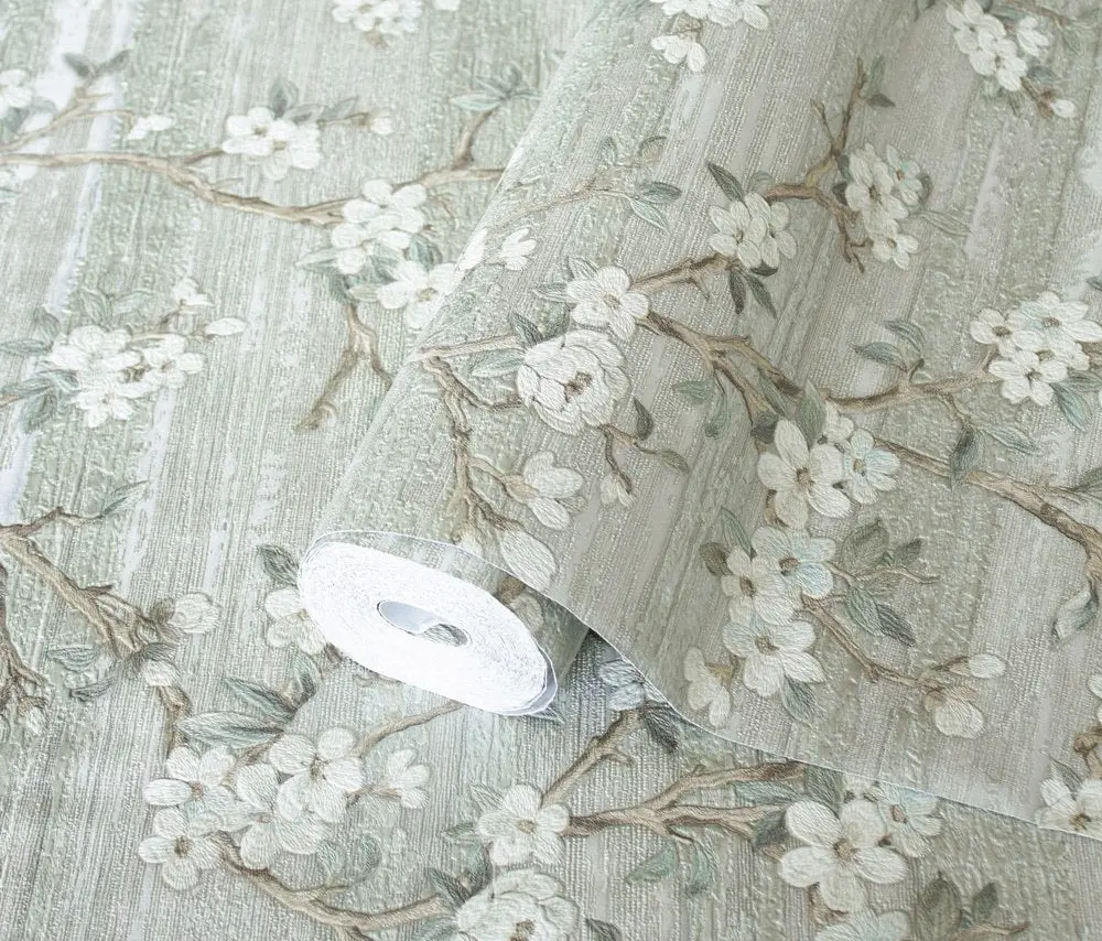 Vera Bloom Pebble Floral Wallpaper wallpaper
