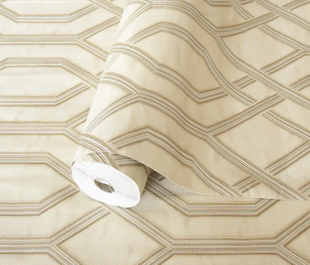 Vera Bloom Stone Geometric Pattern Wallpaper wallpaper
