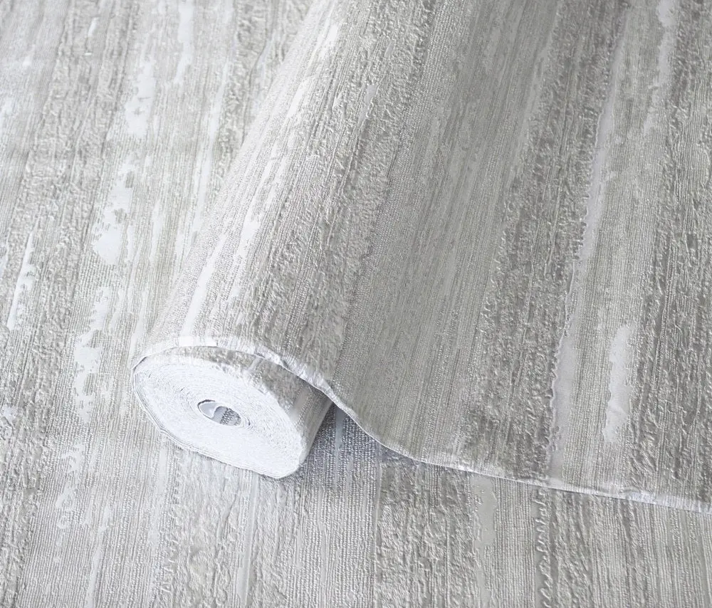 Vera Bloom Dove Grey Textured Weave Wallpaper wallpaper