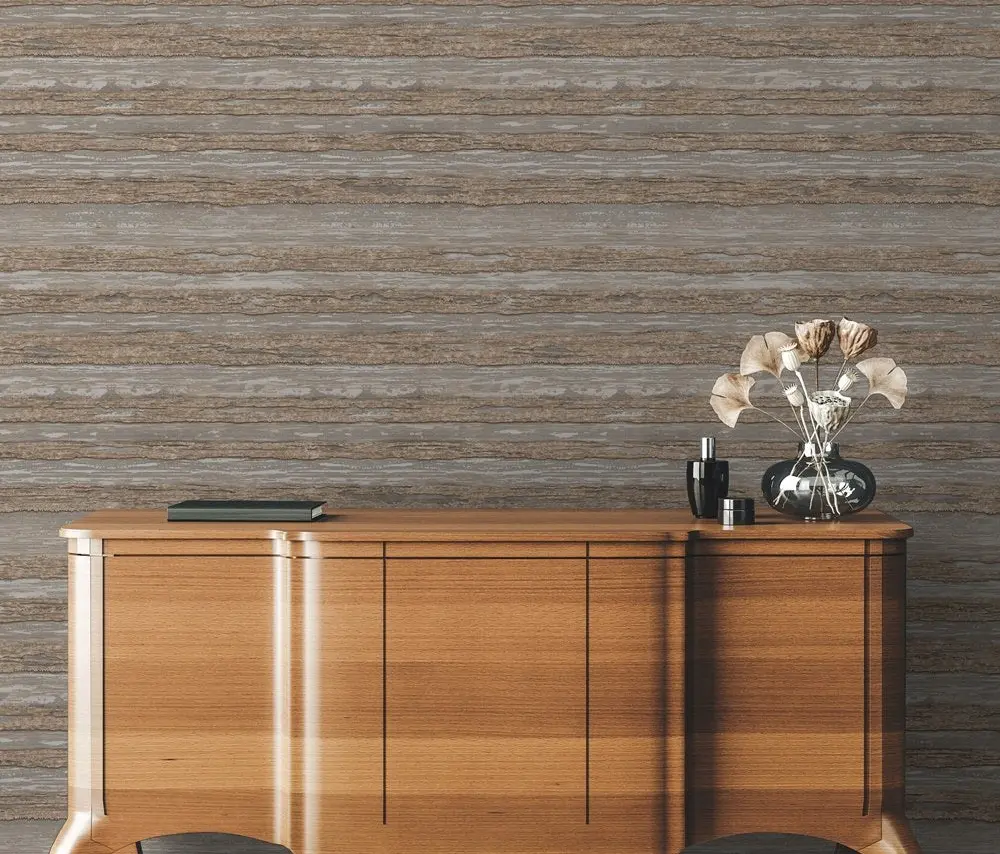 Vera Bloom Fawn Textured Weave Wallpaper wallpaper
