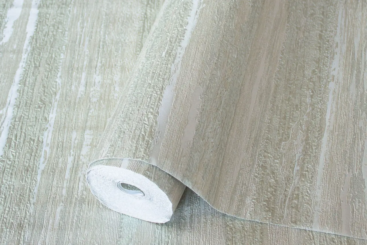 Vera Bloom Oatmeal Textured Weave Wallpaper wallpaper