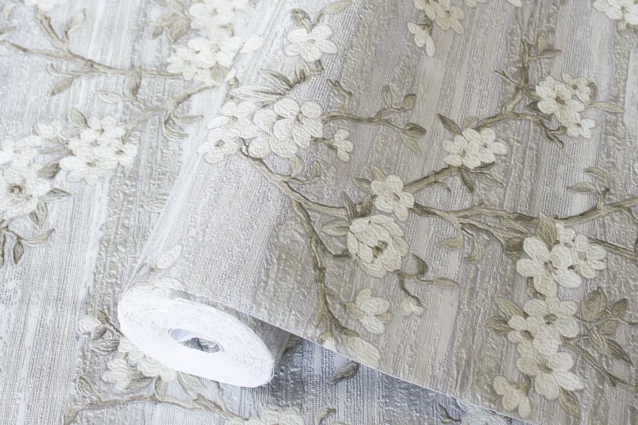 Vera Bloom Pebble Delicate Bloom Wallpaper wallpaper