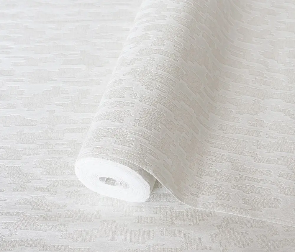 Vera Bloom Warm Grey Textured Weave Wallpaper wallpaper