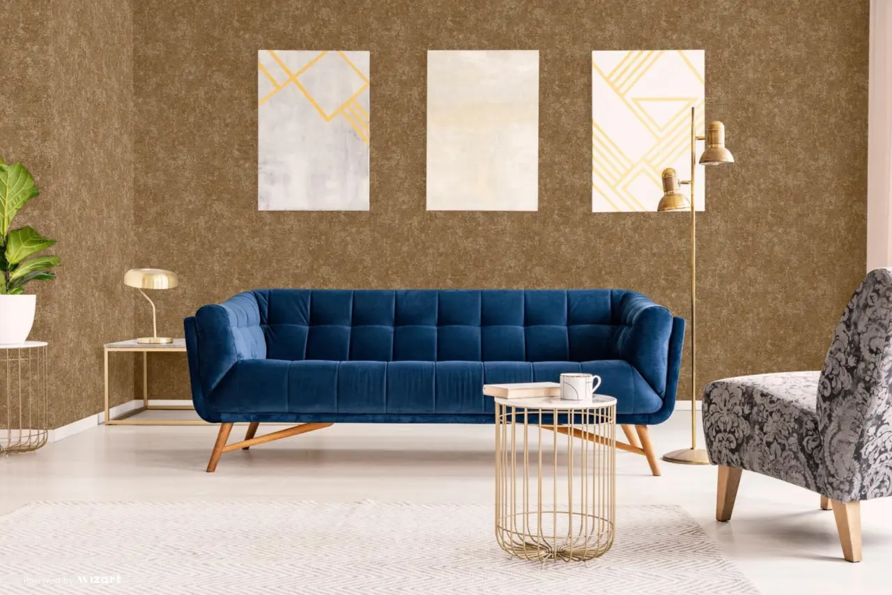 Tropical Maison Cocoa Textured Weave Wallpaper wallpaper