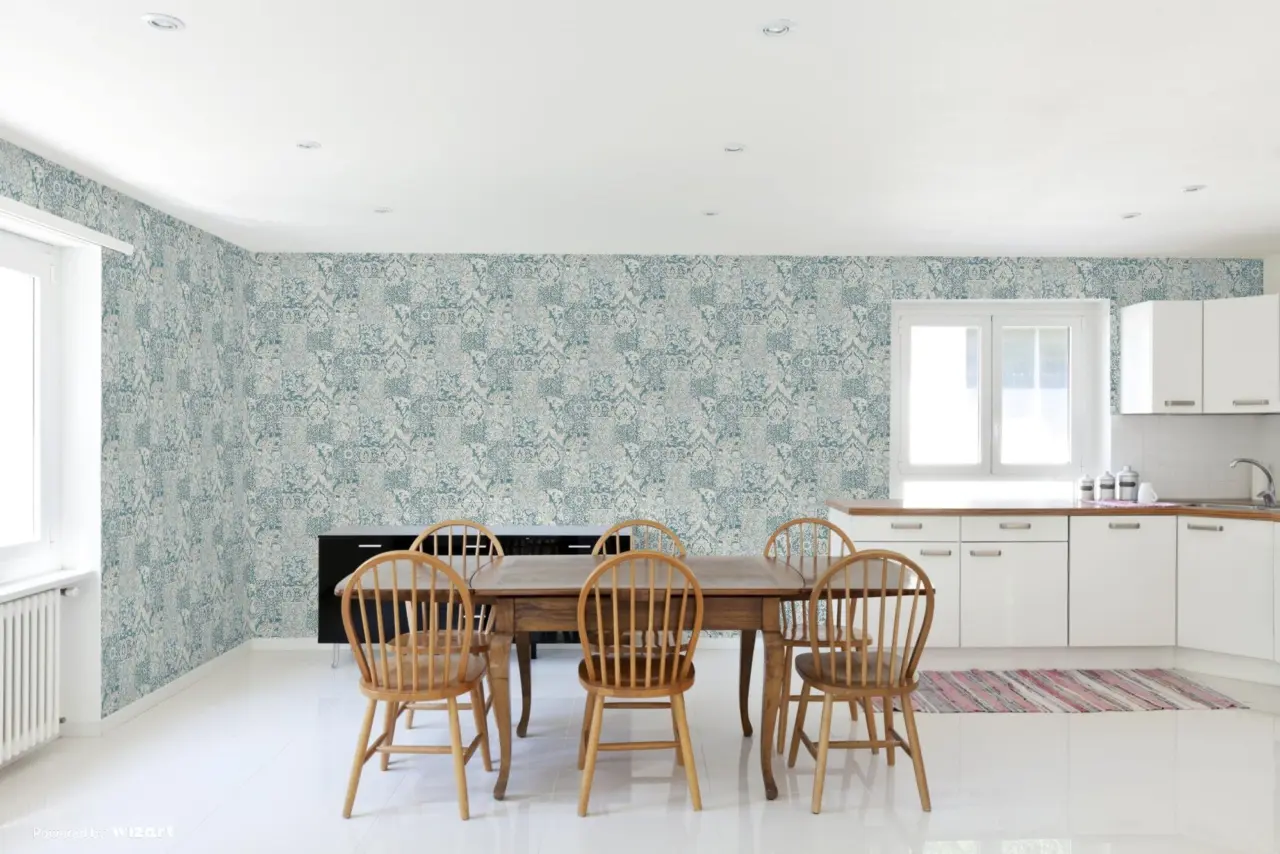 Tropical Maison Silver Taupe Ornamental Damask Wallpaper II wallpaper