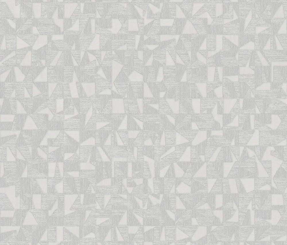 Vera Bloom Dove Grey Geometric Pattern Wallpaper II wallpaper