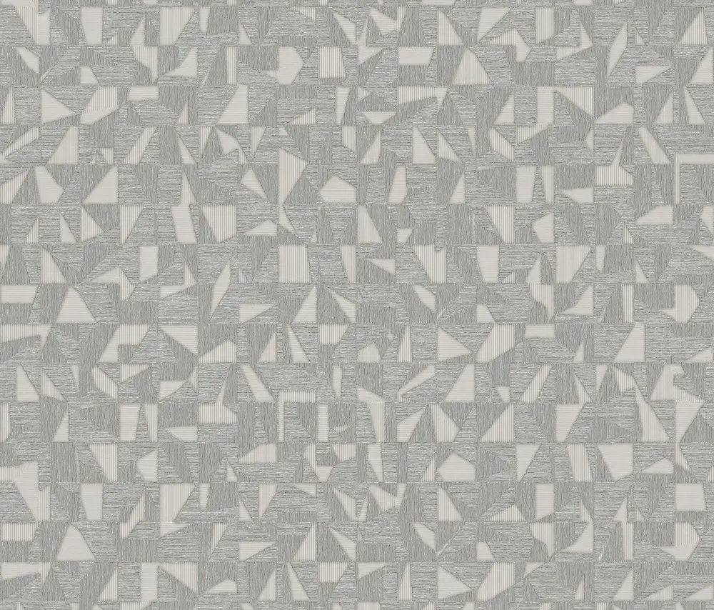 Vera Bloom Warm Grey Geometric Pattern Wallpaper II wallpaper