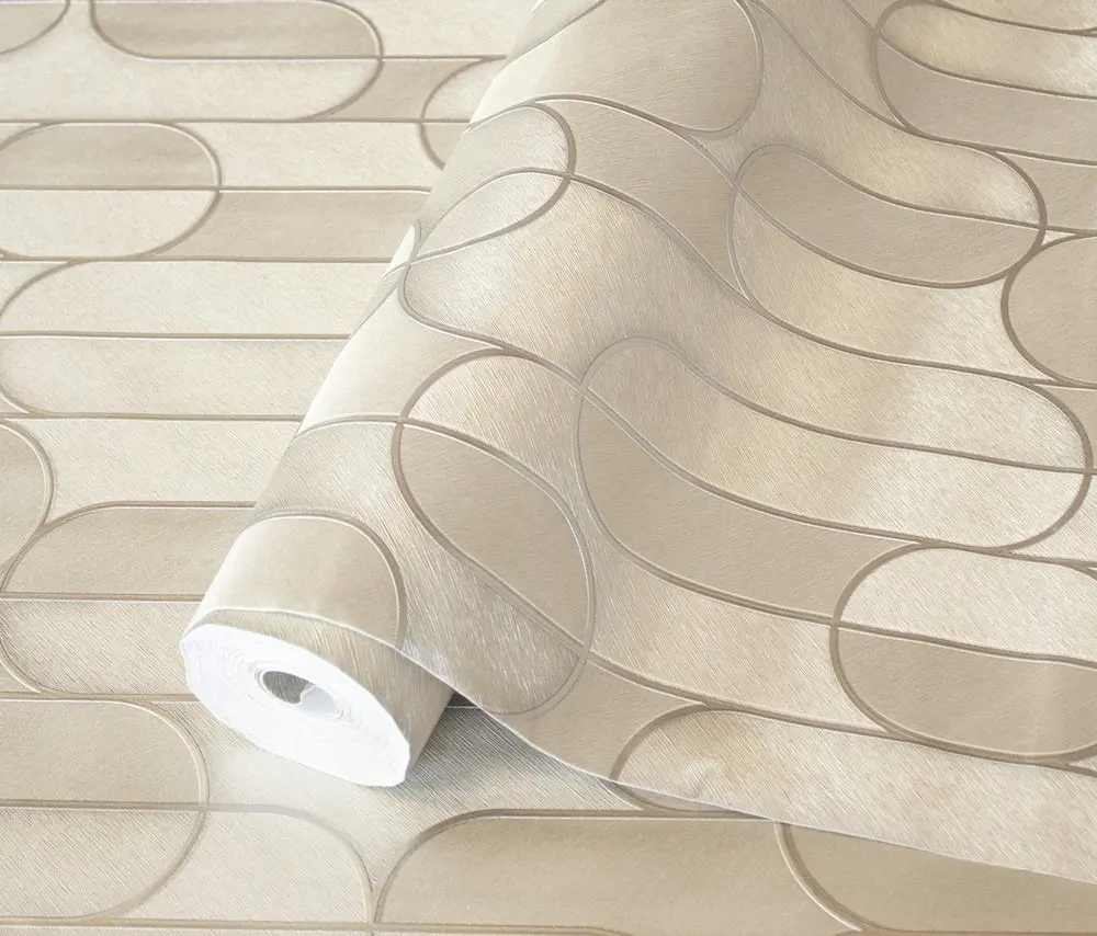 Vera Bloom Dune Geometric Pattern Wallpaper wallpaper