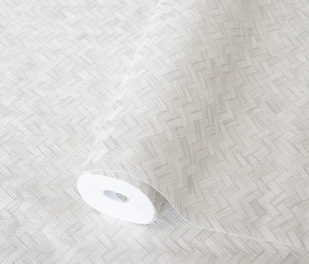 Vera Bloom Biscuit Textured Weave Wallpaper II wallpaper