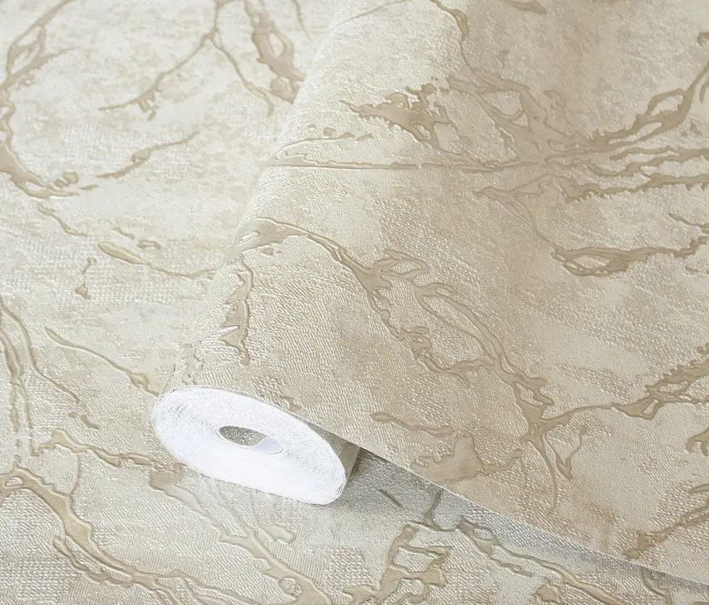 Vera Bloom Stone Marble Effect Wallpaper wallpaper