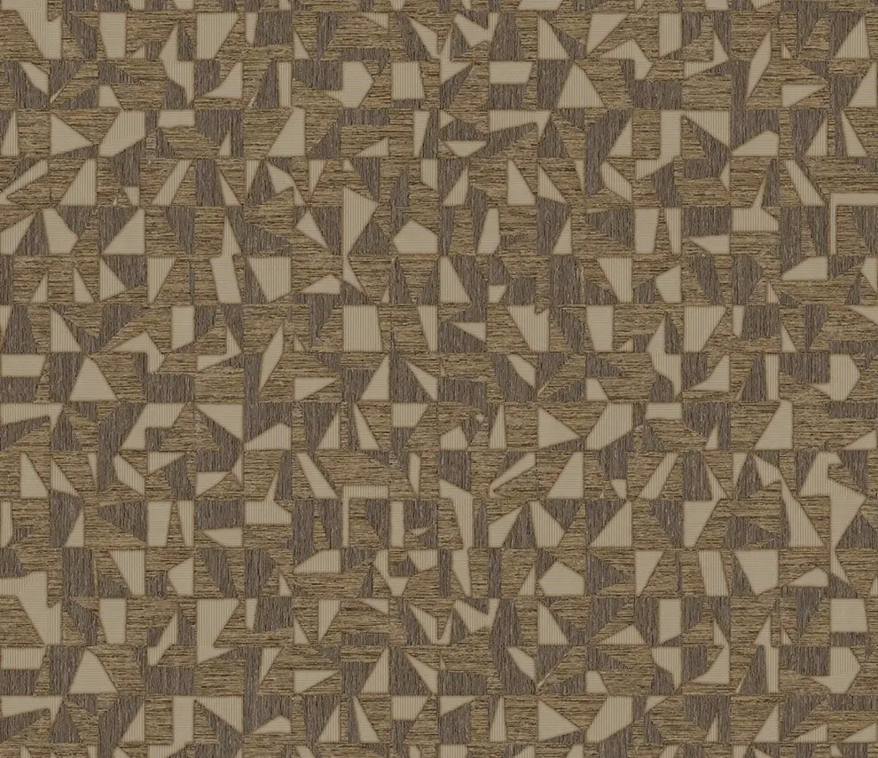 Vera Bloom Fawn Geometric Pattern Wallpaper wallpaper